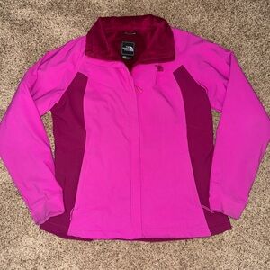 The North Face Fuchsia and Maroon Jacket